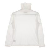 SUNSPEL コットン 英国製 ハイネック 長袖Ｔシャツ カットソー ロンＴ ホワイト レディース サンスペル【中古】5-0528M∞