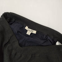 unfil ローシルク リブジャージー ワイドレッグ トラック パンツ定価31900円 wfsp-uw122 パンツ チャコールグレー レディース アンフィル【中古】5-0823G∞