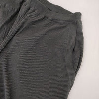 unfil ローシルク リブジャージー ワイドレッグ トラック パンツ定価31900円 wfsp-uw122 パンツ チャコールグレー レディース アンフィル【中古】5-0823G∞