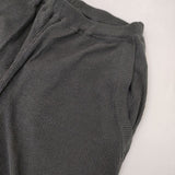 unfil ローシルク リブジャージー ワイドレッグ トラック パンツ定価31900円 wfsp-uw122 パンツ チャコールグレー レディース アンフィル【中古】5-0823G∞