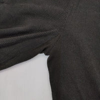 unfil ローシルク リブジャージー ワイドレッグ トラック パンツ定価31900円 wfsp-uw122 パンツ チャコールグレー レディース アンフィル【中古】5-0823G∞