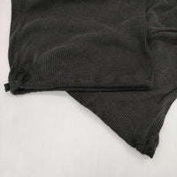 unfil ローシルク リブジャージー ワイドレッグ トラック パンツ定価31900円 wfsp-uw122 パンツ チャコールグレー レディース アンフィル【中古】5-0823G∞