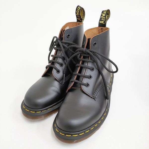 Dr.Martens イギリス製 VINTAGE 101 QUILON 6ホール UK5 定価41800円 26075001 ブーツ ブラック レディース ドクターマーチン【中古】5-0415G♪
