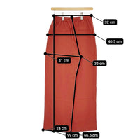 cloche 新品 ドローコードエレガンスパンツ 422-86530 サイズ02 定価10780円 パンツ 24SS オレンジ レディース クロシェ【中古】5-0509M♪
