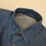 CURRENTAGE オーバーサイズ 定価30800円 A2503FB 505 シャツ デニムジャケット ブルー レディース カレンテージ【中古】5-0823M∞