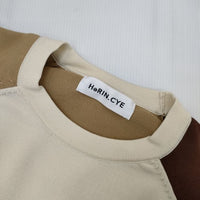 HeRIN.CYE ヘリンドットサイ Pocket boyfriend 3530GAM70-1380 ニットソー ニット ベージュ マルチ レディース【中古】5-0823M∞