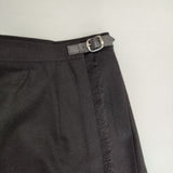 O'NEIL OF DUBLIN キルト 巻き ウール Regular Easy Kilt 5073WP ロングスカート ブラック レディース オニールオブダブリン【中古】5-0927T∞
