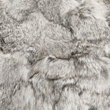 mizuiro-ind ラビットファー マフラー ネックウォーマー ライトグレー レディース ミズイロインド【中古】5-1023T◎