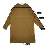 nooy スウェット ワンピース ナイロンコットン チュニック ブラウン レディース ヌーイ【中古】5-0823M∞