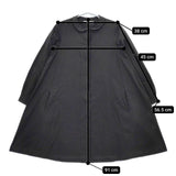 petite robe noire PR0-16SC01 コットン 丸襟 コート チャコールグレー レディース プティローブノアー【中古】5-0528M∞