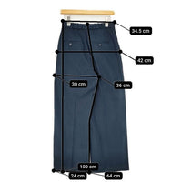URBAN RESEARCH DOORS ラップワイドパンツ DR37-24A210 パンツ 23AW ネイビー レディース アーバンリサーチドアーズ【中古】5-0927T∞