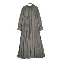 くらすこと リネンキュプラロングワンピース オケージョン ワンピース グレー レディース くらすこと【中古】5-0509M♪