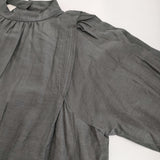 くらすこと リネンキュプラロングワンピース オケージョン ワンピース グレー レディース くらすこと【中古】5-0509M♪