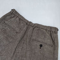 KURASHI&Trips リネンコットン ヘリンボーン パンツ ブラウン系 レディース クラシアンドトリップス/北欧、暮らしの道具店【中古】5-0823M∞