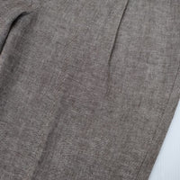 KURASHI&Trips リネンコットン ヘリンボーン パンツ ブラウン系 レディース クラシアンドトリップス/北欧、暮らしの道具店【中古】5-0823M∞
