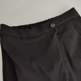 URBAN RESEARCH DOORS ラップワイドパンツ DR37-24A210 パンツ 23AW ブラック レディース アーバンリサーチドアーズ【中古】5-0927T∞