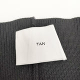 TAN GUM BAND ニットビスチェ ゴムバンド その他トップス ブラック レディース タン【中古】5-0825G◎