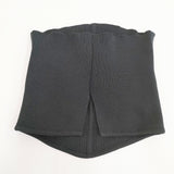 TAN GUM BAND ニットビスチェ ゴムバンド その他トップス ブラック レディース タン【中古】5-0825G◎