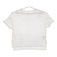 HAUNT コットン サイズ38 半袖Ｔシャツ カットソー ホワイト レディース ハウント【中古】5-0616S∞