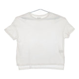 HAUNT コットン サイズ38 半袖Ｔシャツ カットソー ホワイト レディース ハウント【中古】5-0616S∞