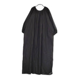 TUTIE 新品 tomomiさんコラボ コットンリネンブロード2WAYワンピース ロング丈 定価13970円 ブラック レディース ツチエ【中古】5-0415M♪
