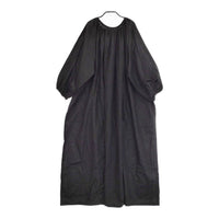 TUTIE 新品 tomomiさんコラボ コットンリネンブロード2WAYワンピース ロング丈 定価13970円 ブラック レディース ツチエ【中古】5-0415M♪