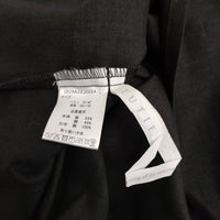 TUTIE 新品 tomomiさんコラボ コットンリネンブロード2WAYワンピース ロング丈 定価13970円 ブラック レディース ツチエ【中古】5-0415M♪
