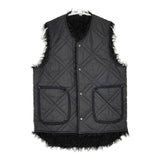 HARI REVERSIBLE VEST 中綿 リバーシブル ベスト 23AW ブラック レディース ハリ【中古】5-0818T∞
