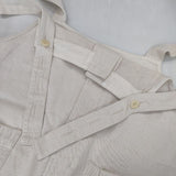 nest Robe/UpcycleLino 01231-1316 チノサロペット 定価30800円 オーバーオール サロペット キナリ レディース ネストローブ/アップサイクルリノ【中古】5-0906M∞