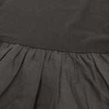 chambre de charme ノースリーブ 切替 ギャザー ワンピース ブラック レディース シャンブルドゥシャーム【中古】5-0509S♪