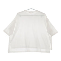 mizuiro-ind ワイド コットン 半袖Ｔシャツ カットソー ホワイト レディース ミズイロインド【中古】5-0616S∞