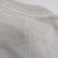 HARI カレッジロゴプリント メキシコ製 加工 半袖Ｔシャツ カットソー ライトベージュ レディース ハリ【中古】5-0616S∞