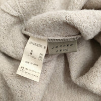 JURGEN LEHL J0144UB701 梨地ワイドモックネックカットソー 日本製 定価37400円 ニット 24AW ベージュ レディース ヨーガンレール【中古】5-0415T♪