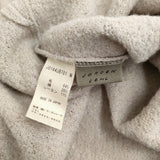 JURGEN LEHL J0144UB701 梨地ワイドモックネックカットソー 日本製 定価37400円 ニット 24AW ベージュ レディース ヨーガンレール【中古】5-0415T♪