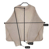 JURGEN LEHL J0144UB701 梨地ワイドモックネックカットソー 日本製 定価37400円 ニット 24AW ベージュ レディース ヨーガンレール【中古】5-0415T♪
