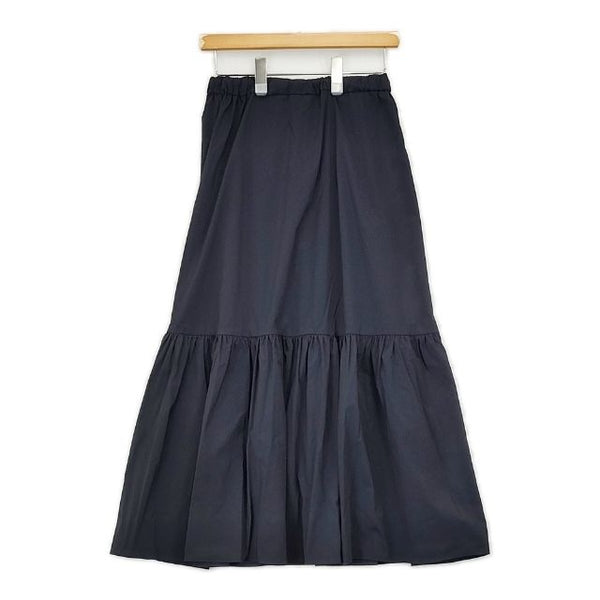 JOURNAL STANDARD relume MULTI FUNC+ ギャザーイージースカート 定価9900円 ロングスカート 24SS ネイビー レディース ジャーナルスタンダードレリューム【中古】5-0616M∞