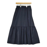 JOURNAL STANDARD relume MULTI FUNC+ ギャザーイージースカート 定価9900円 ロングスカート 24SS ネイビー レディース ジャーナルスタンダードレリューム【中古】5-0616M∞