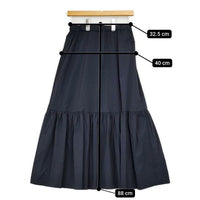 JOURNAL STANDARD relume MULTI FUNC+ ギャザーイージースカート 定価9900円 ロングスカート 24SS ネイビー レディース ジャーナルスタンダードレリューム【中古】5-0616M∞