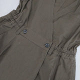 MHL. HIGH TWIST COTTON TWILL 595-3156502 ジャンパースカート ワンピース 23SS カーキ レディース エムエイチエル【中古】5-0914M∞