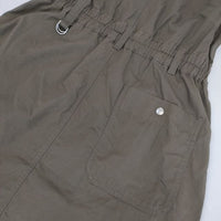 MHL. HIGH TWIST COTTON TWILL 595-3156502 ジャンパースカート ワンピース 23SS カーキ レディース エムエイチエル【中古】5-0914M∞