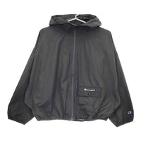 Champion ドルマンスリーブ ジップジャケット CW-P603 サイズM パーカー ブルゾン ブラック レディース チャンピオン【中古】5-0509M♪