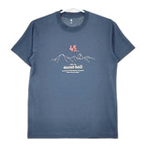 mont-bell 1114114 45周年記念 プリント XS 半袖Ｔシャツ カットソー ネイビー レディース モンベル【中古】5-0616S∞