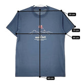 mont-bell 1114114 45周年記念 プリント XS 半袖Ｔシャツ カットソー ネイビー レディース モンベル【中古】5-0616S∞