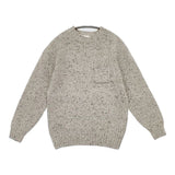 Morris&Sons ポケット付き ウール セーター ニット グレー ミックス レディース モリスアンドサンズ【中古】5-0818T∞