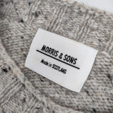 Morris&Sons ポケット付き ウール セーター ニット グレー ミックス レディース モリスアンドサンズ【中古】5-0818T∞
