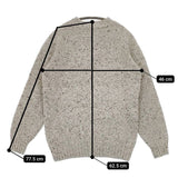 Morris&Sons ポケット付き ウール セーター ニット グレー ミックス レディース モリスアンドサンズ【中古】5-0818T∞