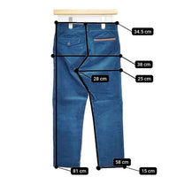 Pal'las Palace 十日 コットンストレッチ パンツ ブルー レディース パラスパレス【中古】5-1009T∞