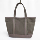 PORTER PORTER GIRL BOYFRIEND TOTE 定価18700円 トートバッグ カーキ ブラウン レディース ポーター【中古】5-0914G∞