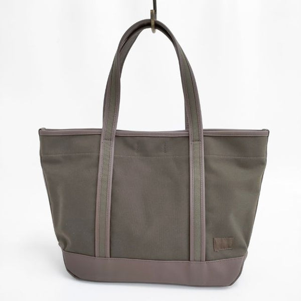 PORTER PORTER GIRL BOYFRIEND TOTE 定価18700円 トートバッグ カーキ ブラウン レディース ポーター【中古】5-0914G∞