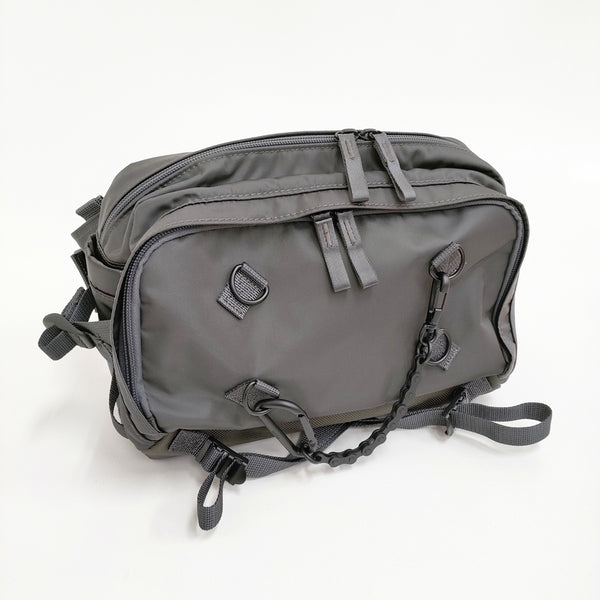 PORTER POTR RIDE WAIST BAG オリジナルチェーン付き グラファイト 997-26858 ウエストバッグ グレー メンズ ポーター【中古】5-0415G♪